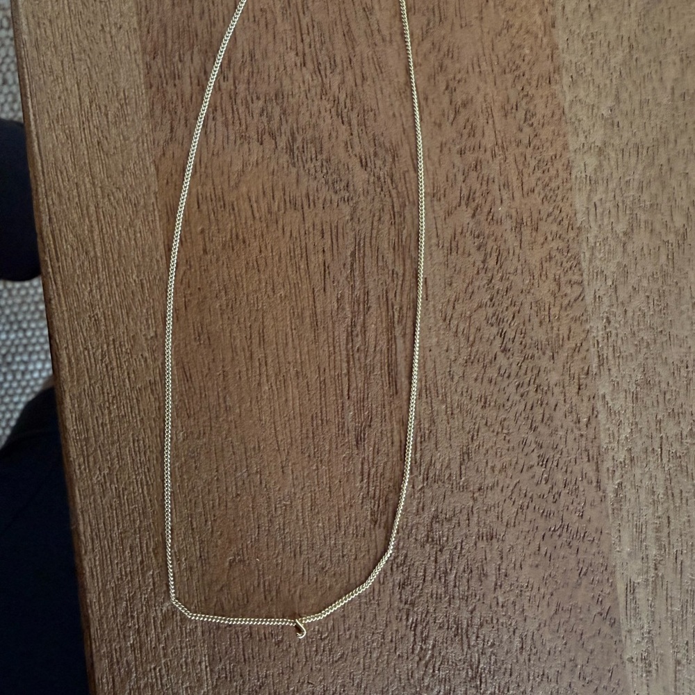 Gorjana Gold mini alphabet Necklace - Picture 2 of 5